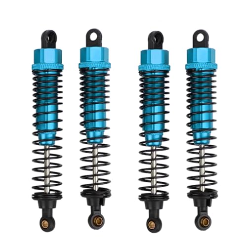 4pcs 68mm/98mm /108mm Aluminum Shocks Absorbers Damper for HSP for HPI 1/10 Scale RC Car On-Road Monster Truck Off Road Buggy(Blue 108mm) - color: Blue 108mm