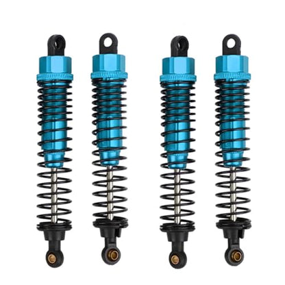 4pcs 68mm/98mm /108mm Aluminum Shocks Absorbers Damper for HSP for HPI 1/10 Scale RC Car On-Road Monster Truck Off Road Buggy(Blue 108mm) - color: Blue 108mm