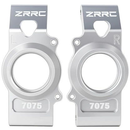 Unbreakable 7075 Aluminum Rear Stub Axle Carriers Rear Hubs for Traxxas X-MAXX 8S, L&R Rear Hub Carrier Upgrade, CNC Alum. Suspension Mount, Replacement for Traxxas 7852X 7752X, Silver Finish - style: Rear Hub