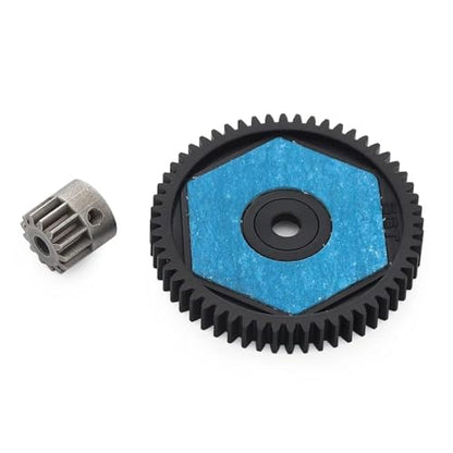 for Axial for SCX10 II 90047 90104 for Wraith 90074 32P Transmission Spur Gear Set with Motor Gear 1/10 Replacement Crawler Car Upgrade Parts RC Accessories(Complete Gear Set) - size: Complete Gear Set