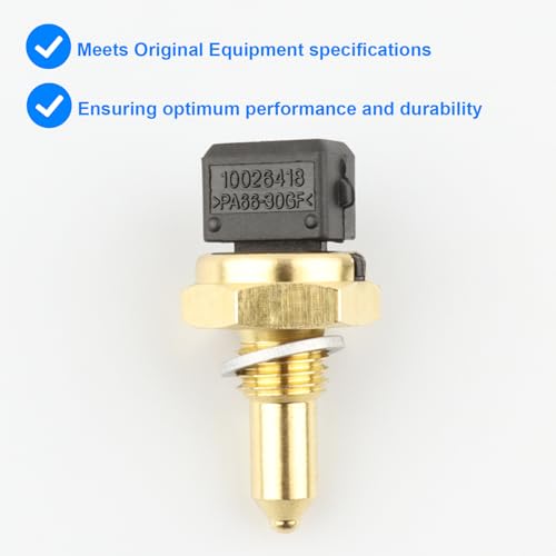 Coolant Temperature Sensor, ECT Temp Sensor Replace TS10270 158-0792 Compatible with BMW - 128i 320i 325i 325xi 328i 328xi 330i 330xi 335i 528i 530i 535i 550i 740i 750i 750Li M3 M5 M6 X3 X5 X6 Z4,More