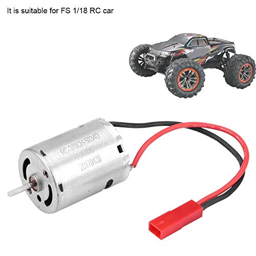 RC Brushed Motor, High Torque Durable for Off-Road Crawling, 370 Size Electric Motor for RC Hobbyists, Off-Road Enthusiasts, 1/18 Scale Trucks