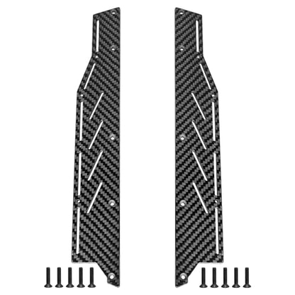 LRFHL 1/7 Carbon Fiber RC Chassis Side Skirts for 1/7 ARRMA Limitless V2 F1 RC Car | Left and Right Side Board Plate RC Upgrade Part - color: Side Skirts