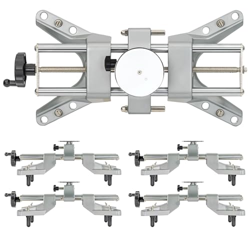 AutoSolo Wheel Alignment Clamp 11-25 Inch Rims with Magnetic Adapter - 3D Alignment System Compatible Tool for Camber Caster Gauge (4 Pack) - size: 4 Pack