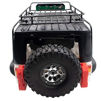 KYX Racing Metal Spare Tire Rack with ABS Fuel Tank Simulation for RC Crawler Car Axial SCX10 II 90046 Traxxas TRX-4 TRX4