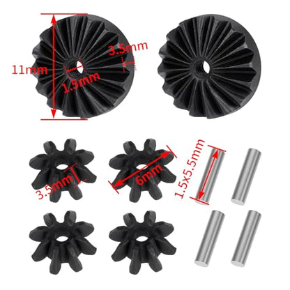 Steel Front/Rear Differential Gear for ARRMA Mojave Granite GROM | 1/14 1/18 RC Car Upgrade