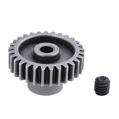HobbyPark Steel Metal Mod 0.6 Module Pinion Gear Set 3.175mm Motor Gears 17T 21T 26T 29T 11189 11176 11181 11119 for RC Car Redcat HSP Exceed (4-Pack)