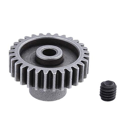 HobbyPark Steel Metal Mod 0.6 Module Pinion Gear Set 3.175mm Motor Gears 17T 21T 26T 29T 11189 11176 11181 11119 for RC Car Redcat HSP Exceed (4-Pack)