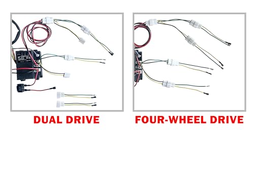 24 Volt DIY Wires Harness Conversion Kit for Kid's Ride On Toys Car,2.4G Set of Wire Harness Switch Control Box for Power Wheels Upgrade Replacement Parts,12V&18V&20V