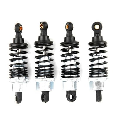 New 4pcs 68mm/98mm /108mm Aluminum Shocks Absorbers Damper for HSP HPI 1/10 Scale RC Car On-Road Monster Truck Off Road Buggy(Silver 68mm) - color: Silver 68mm