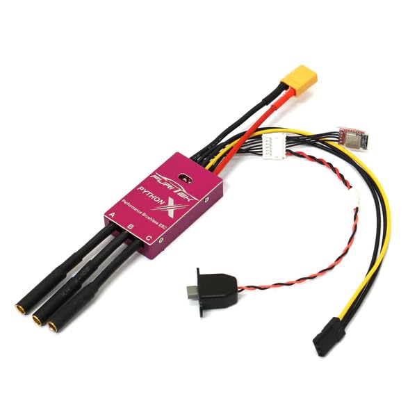 furitek Python X Team SPEC 80A/120A Brushed/BRUSHLESS ESC for 1/10 RC Crawlers with Bluetooth