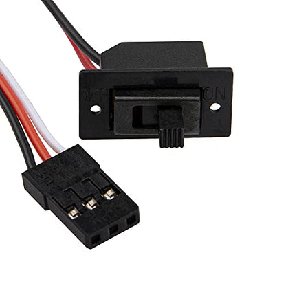 60A ESC RC Car Brushed ESC Electric Speed Controller 6V/2A Compatible with Traxxas TRX-4 TRX-6 D90 HSP Tamiya Redcat Axial SCX10 HPI 1/10 RC Truck Car Crawler (Tamiya-Style Plug)