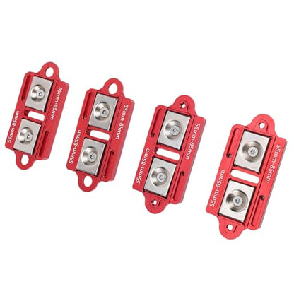 RC Car Shell Columns Adjustable Magnet Body Mounts for 1/8 1/10 Scale, Durable Aluminum Alloy, 4PC Set