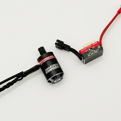 furitek MicroModo SENSORED 2026 Brushless Outrunner Power System for TRX-4M - Remote Control Car, RC Cars, RC Crawler Electronics Upgrades (FUR-2764)