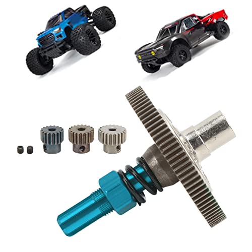 91T Slipper Gear Set, Upgrade Metal Gear Assembly RC Car Parts Differential Upgrade Parts for Arrma Senton 1:10 RC Cars (Blue)