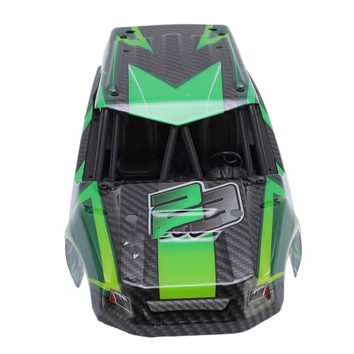 Alomejor 1/18 RC Car Body, Lightweight Attractive PVC Replacement Scale Model Body for RC hobbyists Racing Events Custom Builds - color: Green