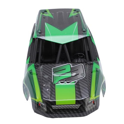 Alomejor 1/18 RC Car Body, Lightweight Attractive PVC Replacement Scale Model Body for RC hobbyists Racing Events Custom Builds - color: Green