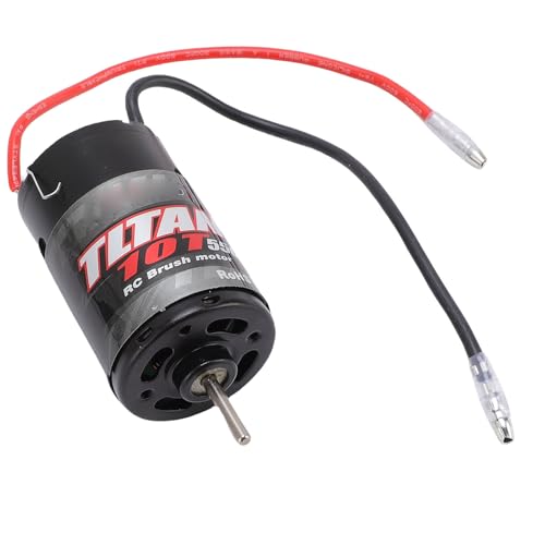 550 10T RC Brushed Motor Aluminum Copper High Speed Crawler Motor with Built in Heatsink and Cooling Fan for 1 10 RC Crawler Axial SCX10 JL 90046
