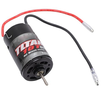 Bewinner 550 10T Brushed Motor High Speed Replacement for Axial SCX10 RC Crawler Aluminum Design 1 Unit