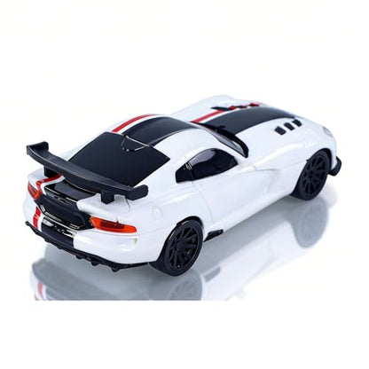 TOUCAN RC HOBBY US in Stock 1/43 High Speed Gyroscope RC Drift Vehicle 4WD Ready to Run Mini Car Radio Battery 2.4G Remote Control Racing Car 4311G for Adult - color: White