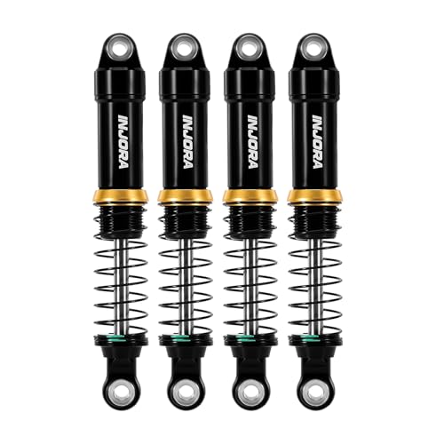 INJORA Black Aluminum LS 59mm Oil Shock for Redcat Ascent-18 HPI Venture18 - color: Black
