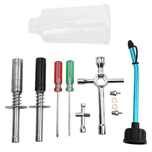 Glow Plug Starter Igniter Kit, RC Car Igniter for 1/10 1/8 Fuel Truck, with Cross Sleeve Screwdriver and Aluminum Alloy Oiler, Compatible with Nitro RC Vehicles