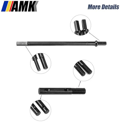 AMK 2-Joint 1/10 Capra Drive Shaft Offset Portal Axle Constant Velocity Driveshift UTB10 CVD Stub Shaft for RC Crawler Axial 1.9 Capra F9 Upgrades