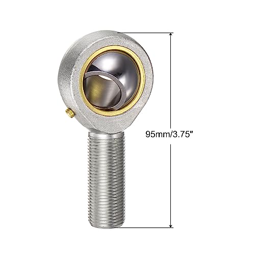 uxcell POSB12 3/4 Inch Male Rod End Bearing Set - 2pcs of 3/4-16 Left and Right Hand Thread Rod Ends with Jam Nut - size: 3/4