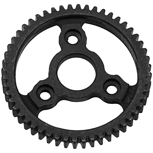 Steel Spur Gear M0.8 32P Main Gear Compatible with Traxxas 1/10 Slash Stampede Rsutler 4X4 RC Car Upgrade Part (52T) - color: 52t