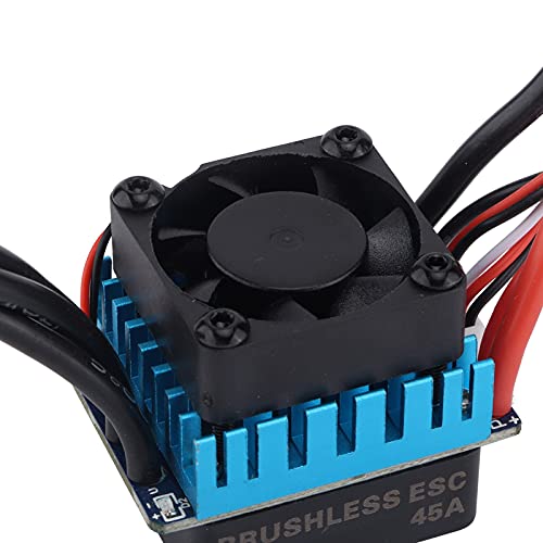 RC Waterproof 45A Sensorless Brushless ESC for High Performance RC Cars