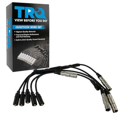 TRQ Ignition Spark Plug Wire Kit Set | For Audi Volkswagen VW 2.0L L4 - style: IWA69032