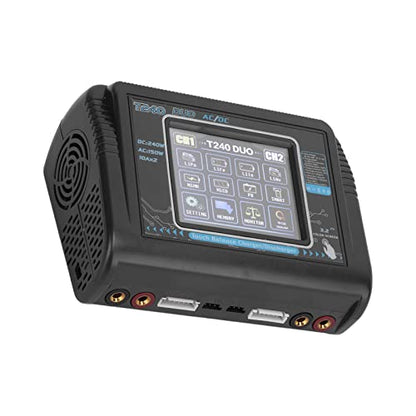 Balance Charger Intelligent Remote Control Dual Channel Charging Equipment for Model Airplane with