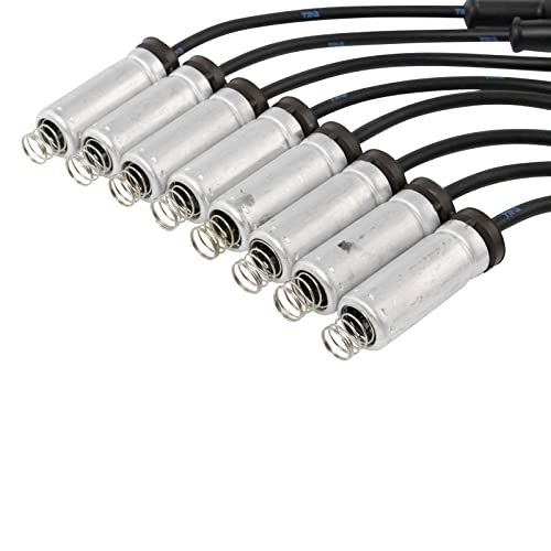 TRQ Ignition Spark Plug Wire Kit Set | For GMC Chevrolet Pickup Truck SUV V8 - style: IWA69001