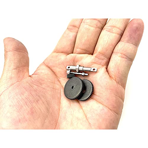 Metal Transmission Gear Set for 1/24 RC Car Crawler Gearbox Replacement Accessories for Axial SCX24 90081 Spare Part Part Accessories
