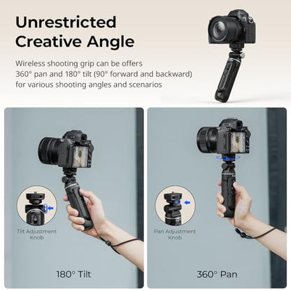 SmallRig SR-RG2 Multifunctional Wireless Shooting Grip, Adjustable Selfie Stick, Remote Control Camera, Compatible with Cameras for Canon EOS R6 V/for Nikon/for Sony, for Vlogging, Live Streaming-4551 - style: Wireless Shooting Grip