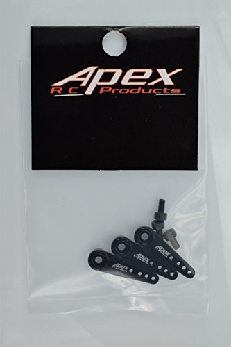 Black 25T for Futaba/Savox Aluminum Servo Horn - 3 Pack #8029