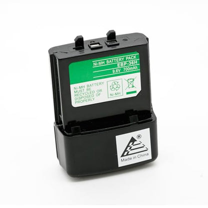 ExpertPower® 9.6V 700mAh NiMH Replacement Battery for Alinco EBP-36 and EBP-36N – Compatible with DJ-190, DJ-191, DJ-490, DJ-491, DJ-G5, DJ-X10, DJ-X2000 Radios - size: EBP-36