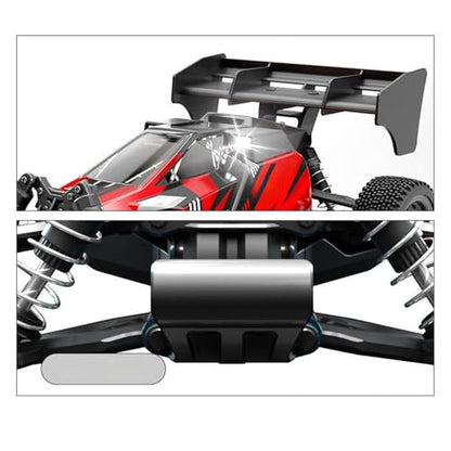 TOUCAN RC HOBBY 1/16 16202Pro RWD Radio Controlled Off Road Vehicle RC Electric Racing Car Rear Wing Metal Gears 2847 Brushless Motor RTR for Adult - color: Red