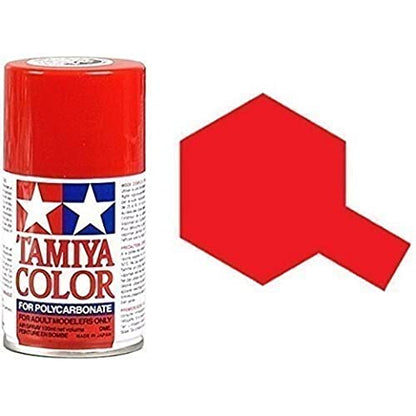 Tamiya America, Inc Polycarbonate PS-2 Red, Spray 100 ml, TAM86002