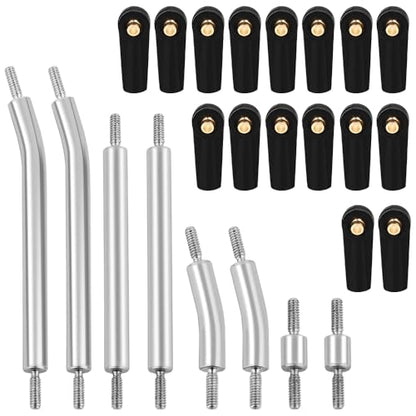 High Clearance 4 Links Set Stainless Steel Linkage kit for Axial SCX24 1/24 RC Crawler 90081 B17 Upgrade Parts (Deadbolt)