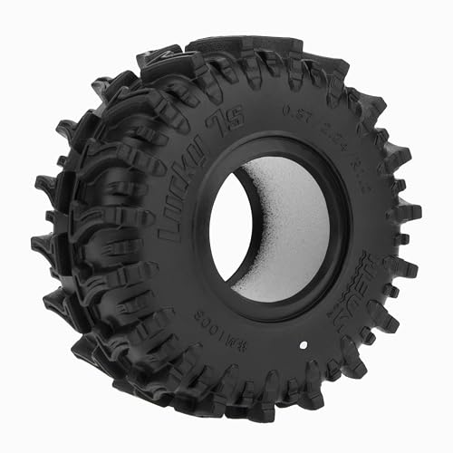 MEUS RACING 1.0 Tires - MS6 Lucky 7S Tires for TRX4M SCX24 FCX24 AX24 1/24 1/18 RC Crawler, 0.87/2.24/R1.0, #M1003 - size: M1003