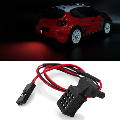 MORLORDY RC Light Kits Front and Rear Lights Set for 1/14 MJX 14303 4WD RTR High Speed RC Drift Rally Car Upgrade Parts (Front & Rear) - color: Front & Rear