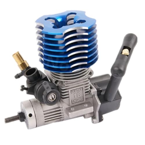 VX 18CXP Vertex 18 Engine Nitro Power 2.74cc with Pull Starter Spark-Plug 02060 Compatible for RC Model Car Buggy 1/10 1/8