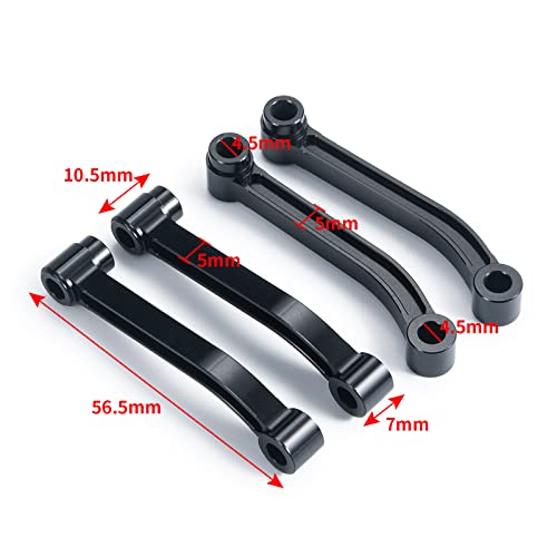 4PCS Aluminum Alloy Lower Link Kit Upgrade Parts | For 1/14 Tamiya Tractor Truck Car