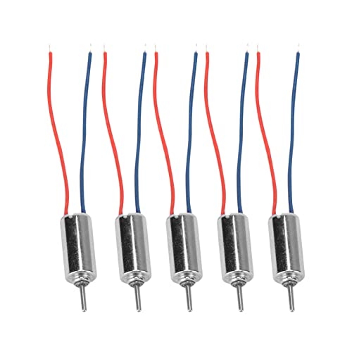 Coreless Motor, 5pcs DC 4.5V 0.12A 0.12W 32250RPM Micro Coreless Motor 4mmx8mm for Model Toy, Model Aircraft, Electronic Toys