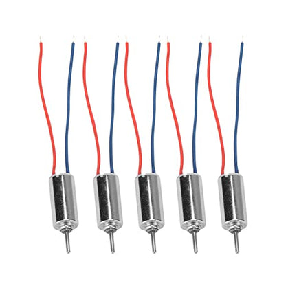 Coreless Motor, 5pcs DC 4.5V 0.12A 0.12W 32250RPM Micro Coreless Motor 4mmx8mm for Model Toy, Model Aircraft, Electronic Toys