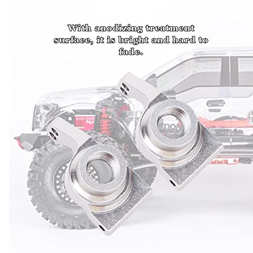 1:14 Metal Rear Axle Hub Carrier Precision CNC Machined for Remote Controlled RC Car, Blue (Color BE6040T) - color: Titanium Color Be6040t
