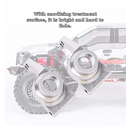1:14 Metal Rear Axle Hub Carrier Precision CNC Machined for Remote Controlled RC Car, Blue (Color BE6040T) - color: Titanium Color Be6040t