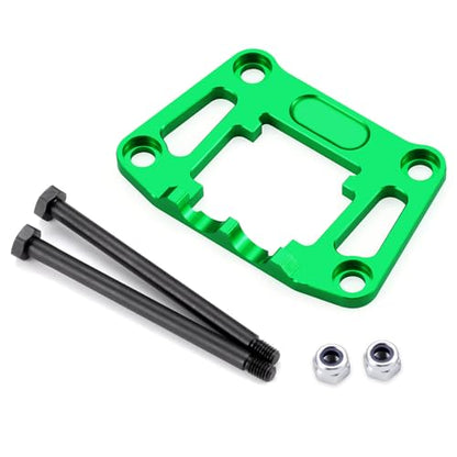 Rear Bulkhead Mount Strengthen for Tra-xxas 1/16 Mini Maxx 4WD RTR | Brushless Monster Truck Upgrades Green Aluminum 7075 Alloy - color: Green