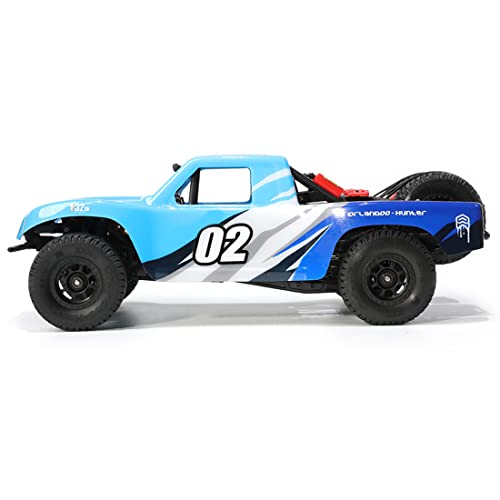 2.4G 1/32 RWD RC Truck, RC Short Buggy, Off Road Electric Toy, Blue, O94R5RMYO1233AMM11M